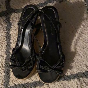 Black and Tan Wedges